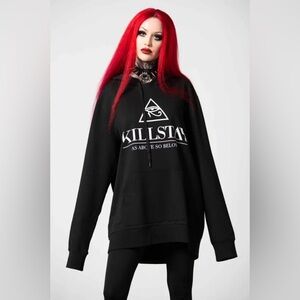 Killstar Black Sweatshirt Size 4XL Unisex